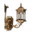 FixtureDisplays® Outdoor Exterior Lantern Lamp Wall Lighting Fixture 15859-2